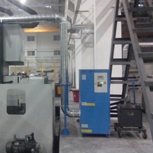 Filtración industrial del poliéster PTFE del extractor 2400m3/H del humo del laser 1.5KW