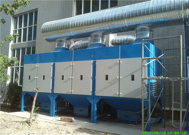 Sistema industrial de la filtración del polvo, equipo largo de la extracción de polvo de 48 filtros de las PC